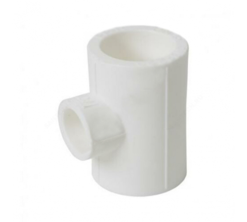 Тройник переходной 90 х 40 х 90 мм полипропиленовый PPR белый | код 10904090 | VALFEX Тройник переходной 90 х 40 х 90 мм полипропиленовый PPR белый | код 10904090 | VALFEX