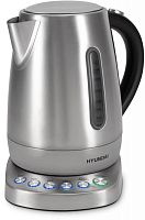 Чайник электрический Hyundai HYK-S7770 1.7л. 2200Вт серебристый/черный корпус: металл | код 1983534 | HYUNDAI