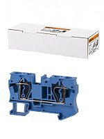 Зажим клеммный безвинтовой (ЗКБ) 10мм2 70А синий TDM | код SQ0822-0139 | TDM