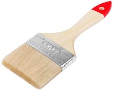 Кисть флейцевая "Стандарт" натур. светл. щетина дерев. ручка 3дюйм (75мм) FIT 01037