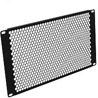 Фальш-панель 6U. перф. черный RAL 9004 (19373s) | код BP 0068.900 | SYSMATRIX