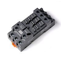 Цоколь SEB11-ES, 25A(500V), винтовой зажим, черный, на рейку DIN35, для REH, RUC, RUC-M, RPW, RM, 62.31, 62.32, 62.33 | код SEB11-ES | Shenler