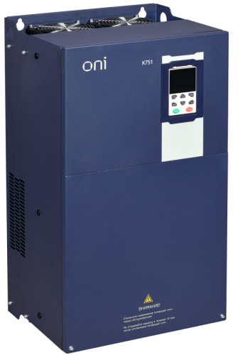 Преобразователь частоты K751 380В 3Ф 90-110кВт 176-210А ONI Запросите проектную скидку | код K751-33-90110M | ONI