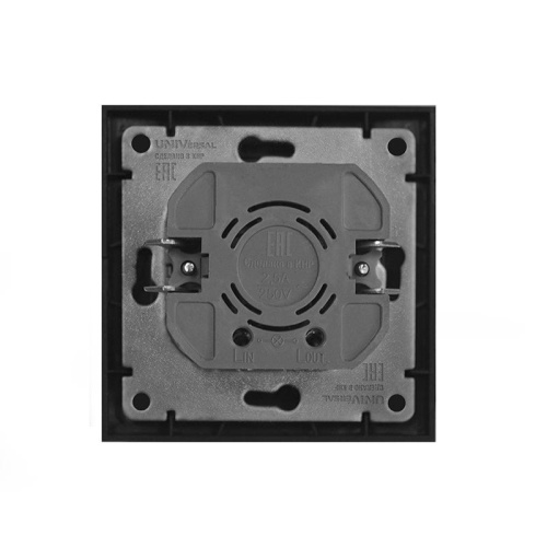 Диммер серия Бриллиант, скрытой установки, 3А, 500Вт, 220В, графит | код 7947427-Gr | Universal фото 3