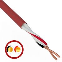 Кабель для пожарной сигнализации REXANT КПСВВнг(А)-LS 1x2x0,75 мм кв, бухта 200 м | код 01-4861 | REXANT