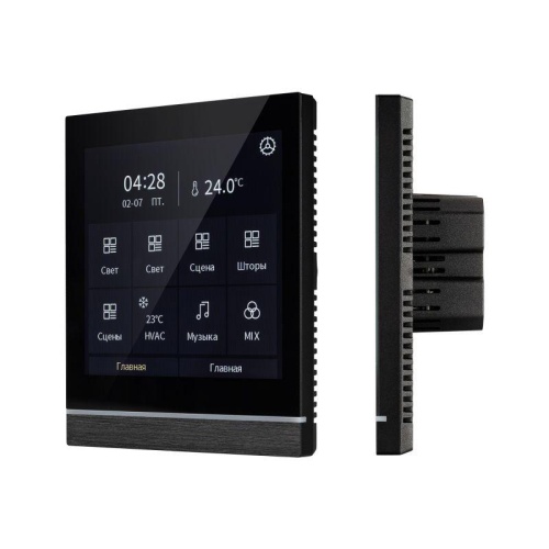 Панель управления сенсорная с дисплеем INTELLIGENT ARLIGHT KNX-113-40-MULTI-V4-IN (20-30V) (IARL, IP20 пластик, 2 года) | код 32386 | Arlight