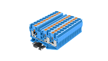 TP10-3-BU Клемма TP 1-2 проходная Push-in, сеч.10мм2, син., шт | код TP10-3-BU | SUPU