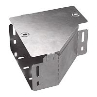 Переходник левый с крышкой Стандарт 200х100х100 Промрукав | код PR16.0493 | ПРОМРУКАВ