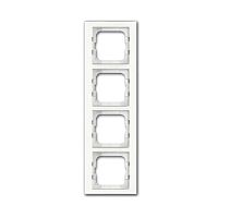 Рамка 4-постовая, серия axcent, цвет белое стекло 1724-280 | код 2CKA001754A4440 | ABB