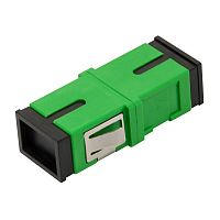 Адаптер оптический LANMASTER SC/APC без фланцев, SM, симплексный | код LAN-SC/NF-AM-APC | LANMASTER