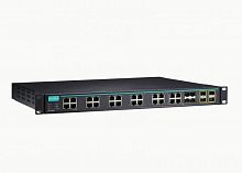 Коммутатор ICS-G7828A-4XG-HV-HV-T Layer 3 full Gigabit managed Ethernet switch with 20 10/100/1000BaseT(X) ports, 4 10/100/1000BaseT(X) or 100/1000BaseSFP slot combo ports, and 4 10GbE SFP+ slots, 2 isolated power supplies (85 to 264 VAC), t: -40/75 Код т