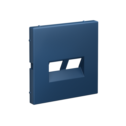 ARTGALLERY НАКЛАДКА двойная для информационных функций типа Keystone, АКВАМАРИН | код GAL001190 | Systeme Electric фото 3