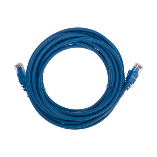Патч-корд U/UTP, CAT 6, RJ45-RJ45, 26AWG, LSZH, синий, 5м REXANT | код 02-0294-5 | REXANT