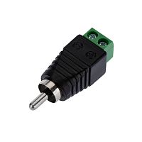 Разъем штекер RCA с клеммной колодкой (блистер) REXANT | код 14-0413 | REXANT