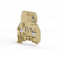 355 329, Клеммник с держ. предохр. (5х20, 5х25), откид.картридж, с индикацией 48VDC, на DIN-рейку, 4 мм.кв., (серый), ASK 3MLD 48VDC | код 0.0.0.3.55329 | KLEMSAN