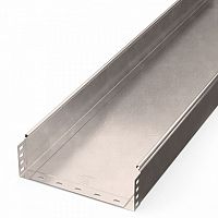 Лоток неперфорированный Стандарт INOX (AISI 409) 300х100х3000 (0,8 мм) (6 м/уп) Промрукав | код PR16.2397 | ПРОМРУКАВ