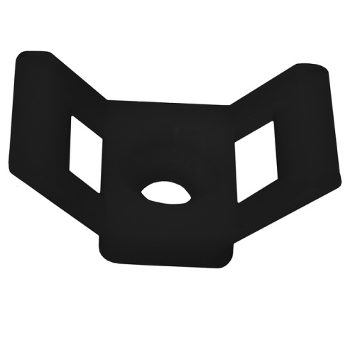 Держатель кабеля пластиковый RUICHI STM-3B, 15х29 мм, чёрный | код 113003 | Ruichi