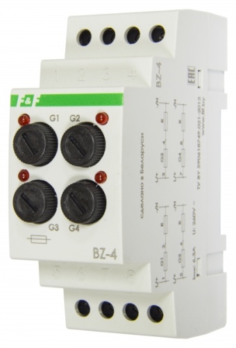 Блок защиты BZ-4 6,3A 230В IP20 Евроавтоматика F&F | код EA09.001.004 | ЕВРОАВТОМАТИКА ФиФ Блок защиты BZ-4 6,3A 230В IP20 Евроавтоматика F&F | код EA09.001.004 | ЕВРОАВТОМАТИКА ФиФ