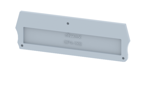 Концевая пластина для клемм, серая CP4-1X2-GREY | код 3911090000 | Elmex Концевая пластина для клемм, серая CP4-1X2-GREY | код 3911090000 | Elmex