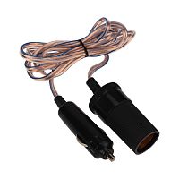 Удлинитель автоприкуривателя штекер-гнездо 1.5 м REXANT | код 16-0218 | REXANT