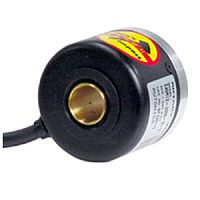 Энкодер инкрементальный, корпус: O40мм, вал полый сквозной, посадочный диаметр вала: O8мм, разрешение: 200 имп./об., комплементарный, выходные фазы A, B, Z, Uпит. 12…24В=, кабель сзади 2м, IP50 | код E40H8-200-3-T-24 | AUTONICS