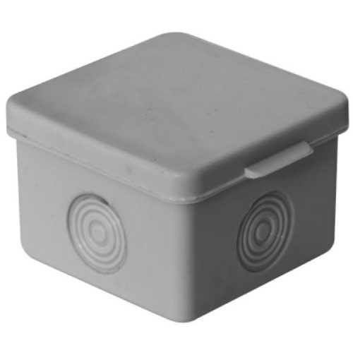 Коробка распаячная ОП 65х65х50мм без гермовводов сер. Урал Пак КО-51117065-150 Коробка распаячная ОП 65х65х50мм без гермовводов сер. Урал Пак КО-51117065-150