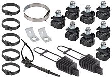 Комплект для подключения абонентов АСИП-3 фазный IEK | код UAP30-1-95-16-1-U | IEK