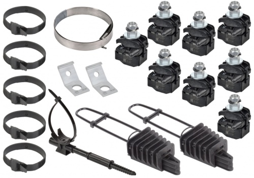 Комплект для подключения абонентов АСИП-3 фазный IEK | код UAP30-1-95-16-1-U | IEK Комплект для подключения абонентов АСИП-3 фазный IEK | код UAP30-1-95-16-1-U | IEK
