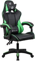 Кресло игровое Оклик Drifter черный/зеленый сиденье черный/зеленый искусст.кожа/сетка с подголов. крестов. пластик черный | код 2006672 | Oklick