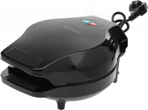 Вафельница Kitfort КТ-1664 1000Вт черный | код 1882083 | KITFORT