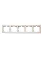 Vesna Рамка 5-ая гор-ая жемч. бел. перл. | код 742-3000-150 | LEZARD