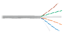 Кабель NIKOLAN U/UTP 4 пары, Кат.6 (Класс E), тест по ISO/IEC, 250МГц, одножильный, BC (чистая медь), 23AWG (0,55мм), внутренний, LSZH нг(А)-HFLTx, светло-серый, 305м - гарантия: 5 лет / 15 лет системная | код NKL 4140C-GY | NIKOLAN