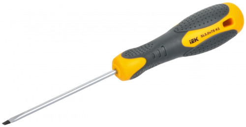 ARMA2L 3 Отвертка SL3,0х75 K1 IEK | код A2L3-SC10-K1-SL-30-075 | IEK