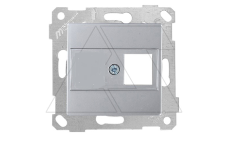 Rita - Адаптер для разъемов Keystone, одинарный, нерж. сталь | код 2200-135-0182 | Mutlusan