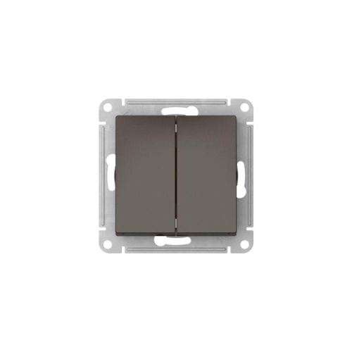 ATLASDESIGN 2-клавишный ПЕРЕКЛЮЧАТЕЛЬ, сх.6/2, 10АХ, быстрозажимные клеммы, МОККО | код ATN000665S | Systeme Electric фото 3