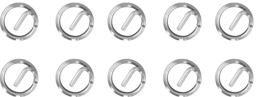 WTRI12125 Набор вставок резьбовых M12x1.25, 10 предметов | код WTRI12125 | Thorvik