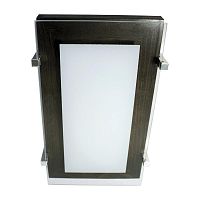 Светильник Полесье 280х160 НББ 06-40 М40 белый корпус венге держатель хром ИУ | код 1005205883 | Элетех