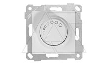 Rita - Светорегулятор (RC) с подсветкой, поворотный, 325 Вт, белый | код 2200-447-0201 | Mutlusan