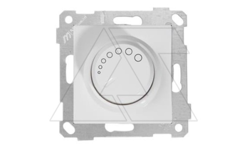 Rita - Светорегулятор (RC) с подсветкой, поворотный, 325 Вт, белый | код 2200-447-0201 | Mutlusan Rita - Светорегулятор (RC) с подсветкой, поворотный, 325 Вт, белый | код 2200-447-0201 | Mutlusan