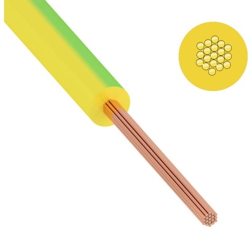 Провод силовой ПуГВнг(А)-LS 1х50ж/з ТРТС | код М556041 | МАГНА Провод силовой ПуГВнг(А)-LS 1х50ж/з ТРТС | код М556041 | МАГНА