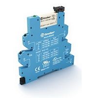 Модуль интерфейсный (сборка 34.51.7.024.0010 + 93.60.7.024), электромеханическое реле, серия MasterBASIC, 1CO 6A, питание 24В AC/DC, категория защиты IP20, безвинтовые клеммы Push-in | код 39.01.0.024.0060 | FINDER