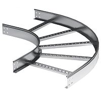 Угол горизонтальный 90 50x300 R300 в комплекте с крепежными элементами и соединительными пластинами, необходимыми для монтажа, цинк- | код LC5330KZL | DKC