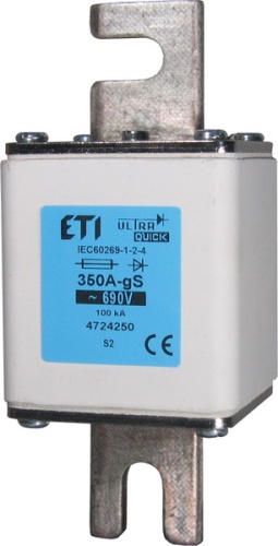 Предохранитель S2M/110/400A/690V-gS (100kA) | код 004724256 | ETI Предохранитель S2M/110/400A/690V-gS (100kA) | код 004724256 | ETI