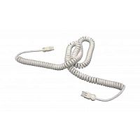 Кабельная сборка, спиральная, оконеченная вилочным разъемом Schuko®, и розеточным разъемом GST18i3, 3 полюса, длина кабеля: 6 метров, сечение жил кабеля: 3х1,5 мм.кв., номинальное напряжение: 250V, номинальный ток: 16А, цвет разъема: белый, цвет кабеля: б