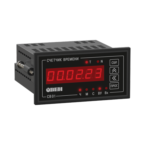 Счетчик времени СВ01-220.Щ2 | код 43484 | ОВЕН Счетчик времени СВ01-220.Щ2 | код 43484 | ОВЕН