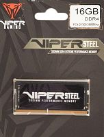 Память DDR4 16GB 2666MHz Patriot PVS416G266C8S Viper Steel RTL PC4-21300 CL18 SO-DIMM 260-pin 1.2В Ret | код 1185095 | PATRIOT