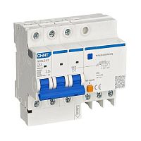 Выключатель автоматический дифференциального тока 4п (3P+N) C 20А 30мА тип AC 6кА NXBLE-63 (R) CHINT 982113