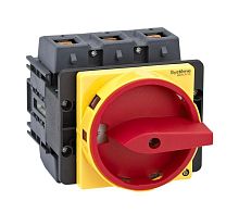 ВЫКЛЮЧАТЕЛЬ-РАЗЪЕДИНИТЕЛЬ 3P 125A IP20 С КРАСНОЙ РУКОЯТКОЙ НА ДВЕРЦУ 4 ВИНТАМИ С ЗАМКОМ | код MSD125310R | Systeme Electric