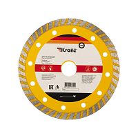 Диск алмазный отрезной Turbo 150x22.2x2.4x10 мм KRANZ | код KR-90-0122 | KRANZ