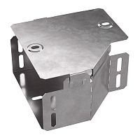Переходник левый с крышкой Стандарт 150х100х80 Промрукав | код PR16.0487 | ПРОМРУКАВ